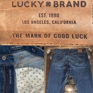 LUCKY BRAND🍀®️Men’s Relaxed Fit Medium Wash Stretch💢Jeans Size 40W x 32L💚👖🍀